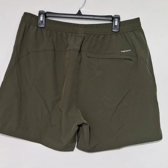Haimont Workout Running Shorts 5" Inseam Green - Picture 7 of 11
